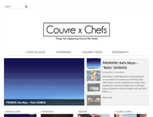 Tablet Screenshot of couvrexchefs.com